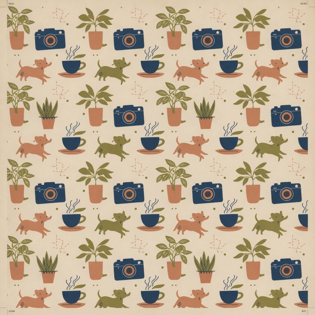 Playful wrapping pattern
